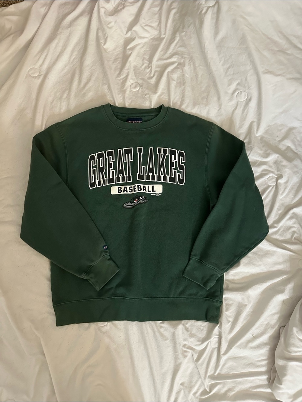 Jansport Forest Green 'Great Lakes Baseball' Crewneck Sweatshirt - Picture 2 of 4